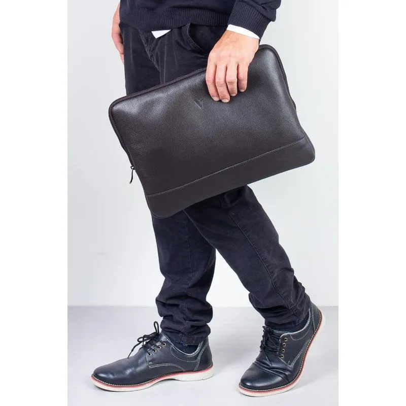 Case de couro para notebook de 14 Guga