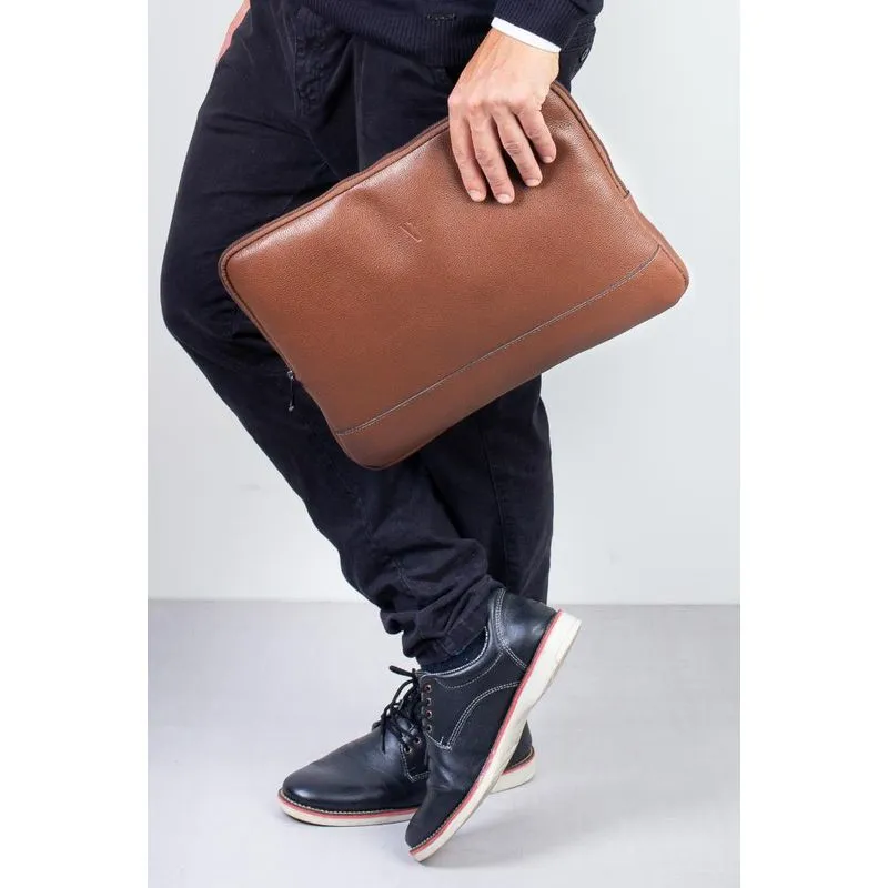 Case de couro para notebook de 14 Guga