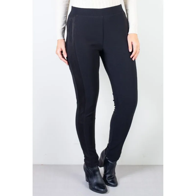 Calça feminina térmica com detalhe lateral 80478
