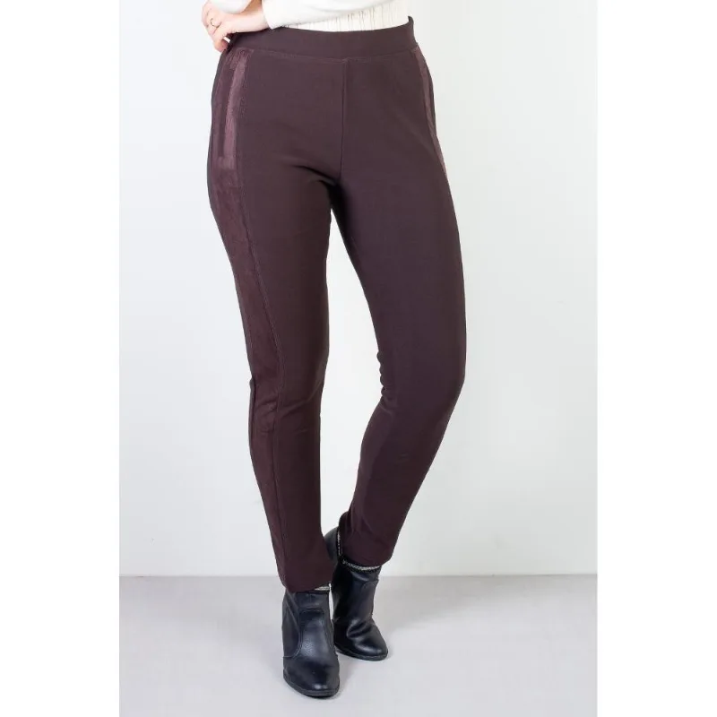 Calça feminina térmica com detalhe lateral 80478