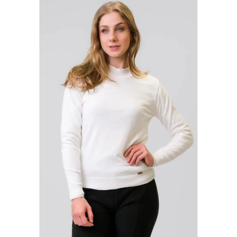 Blusa de malha feminina gola rolê 31515