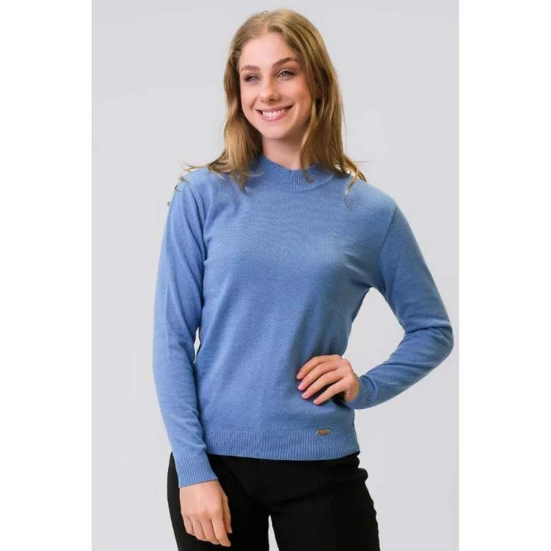 Blusa de malha feminina gola rolê 31515