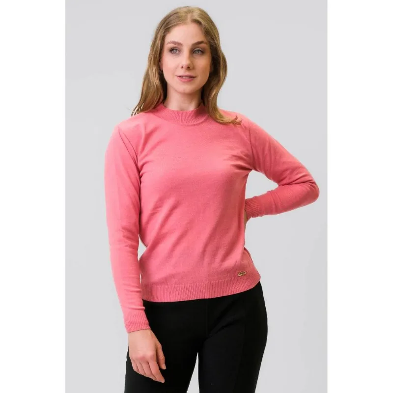 Blusa de malha feminina gola rolê 31515