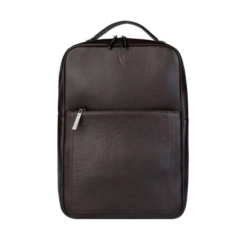 Mochila masculina em couro floater Rafael Café