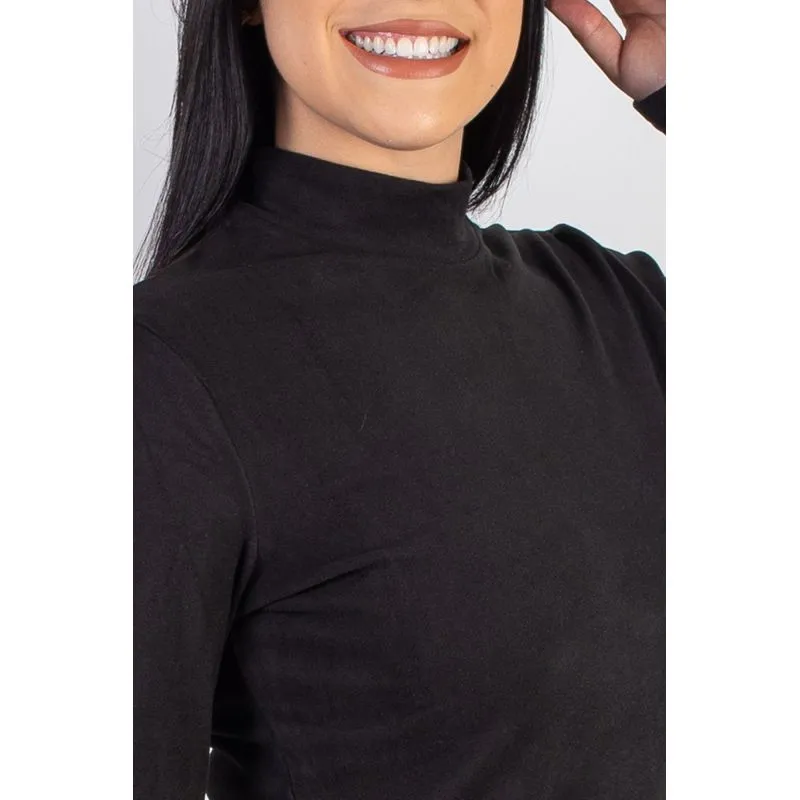 Blusa térmica segunda pele gola rolê 87356 GG / Preto