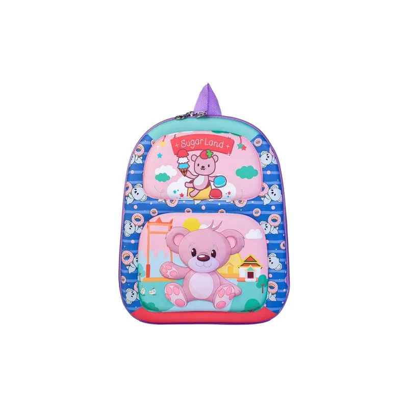 Mochila baby alto relevo 12" 55872 Roxo