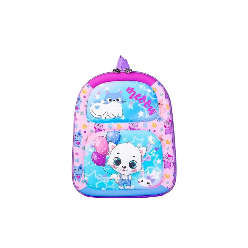 Mochila baby alto relevo 12" 55872 Lilás