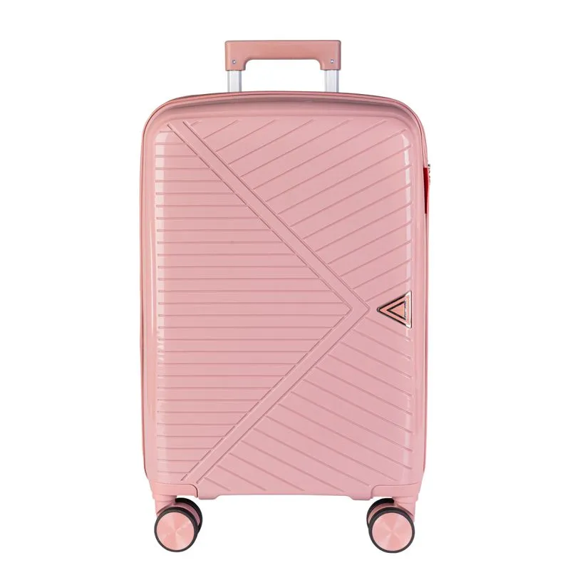 Mala de bordo viagem 20" polipropileno Detroit Rosa