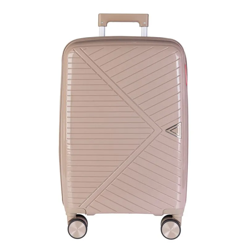 Mala de bordo viagem 20" polipropileno Detroit Bege