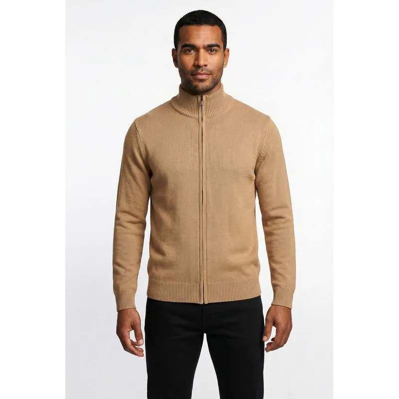Jaqueta masculina malha leve 69225 GG / Caramelo