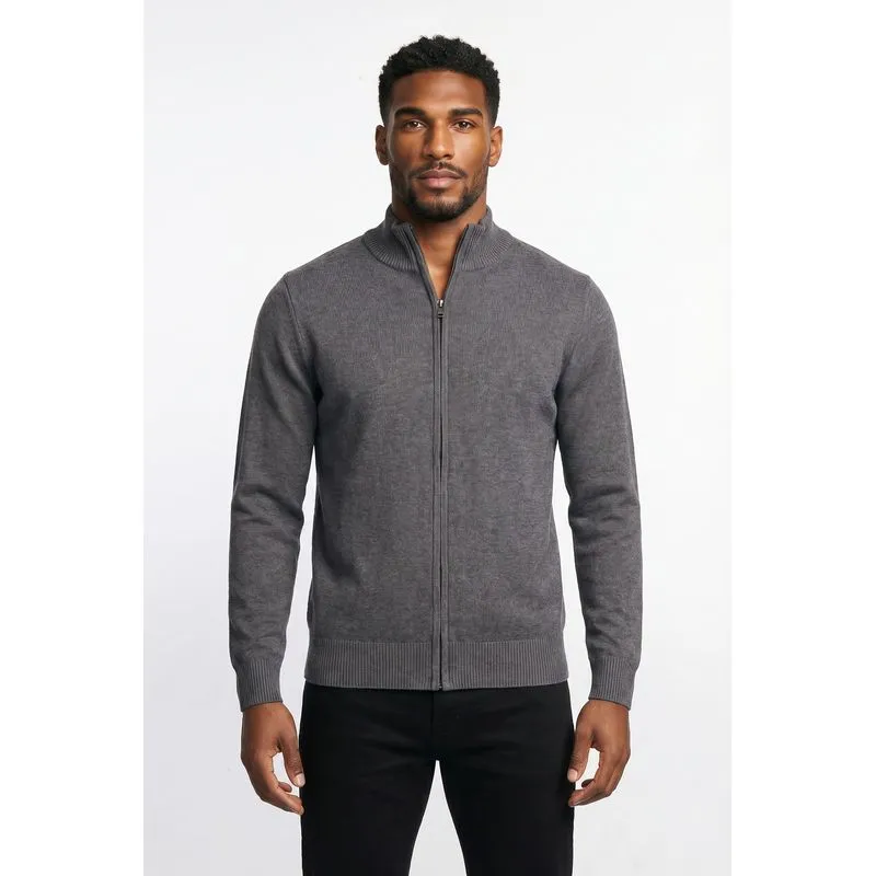 Jaqueta masculina malha leve 69225 M / Chumbo