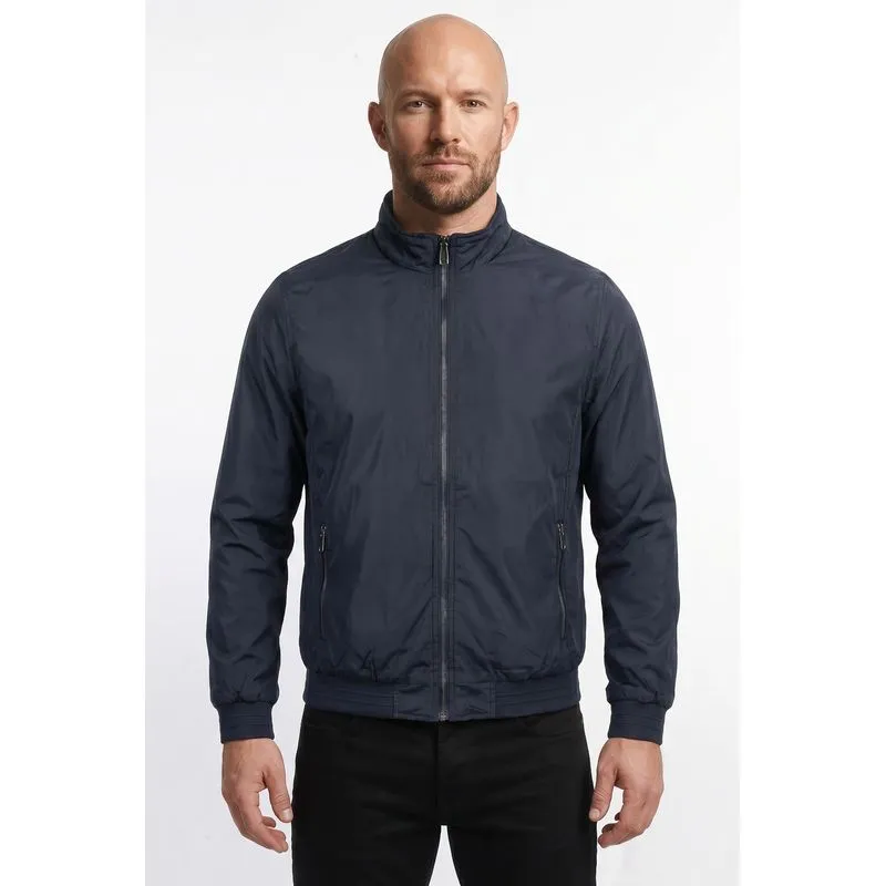 Jaqueta masculina nylon resinada 69485 M / Azul Marinho