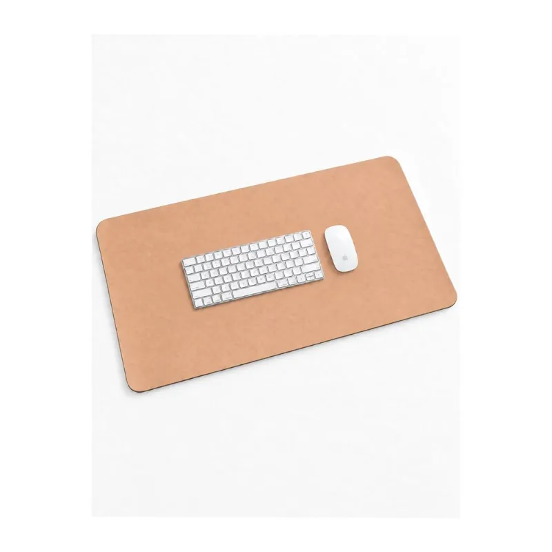 Desk Pad Grande 90x40 em couro liso Niv Bege