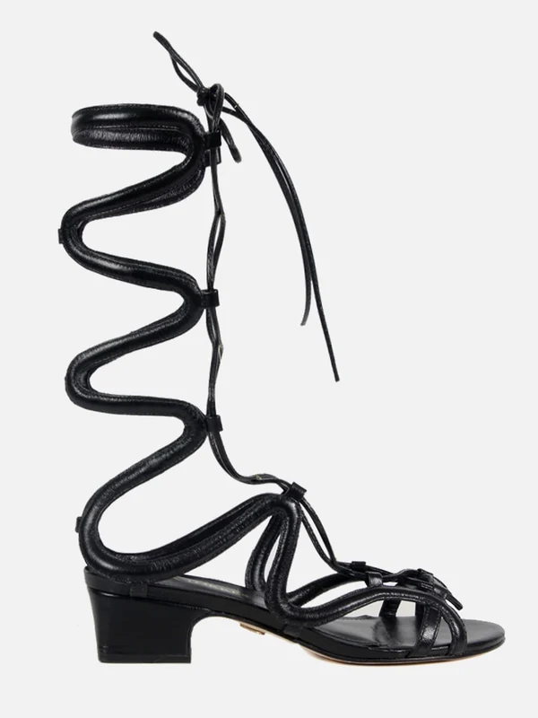 SANDÁLIA GLADIADORA BOGO PRETO 35