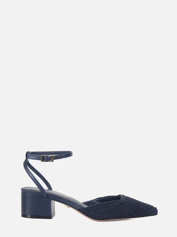 SCARPIN EM CROCHE LAURA DARK BLUE 37