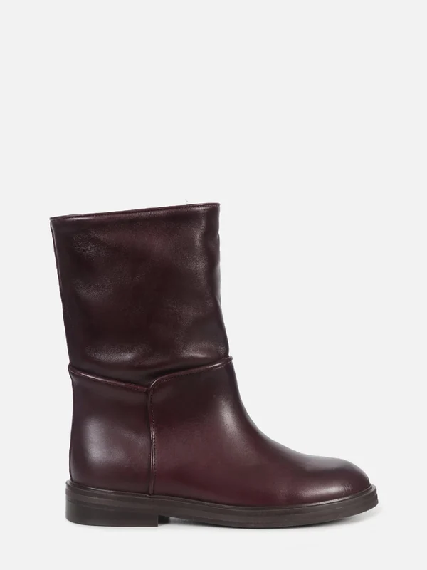BOTA DE COURO TEODORA WINE CANO MÉDIO 38