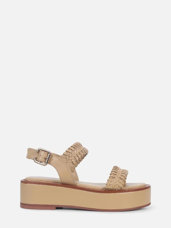 FLATFORM DE COURO ISA SAFARI MACRAMÊ 35