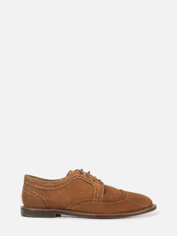 OXFORD DE CAMURÇA OLIVIA CANELA BROGUE 38