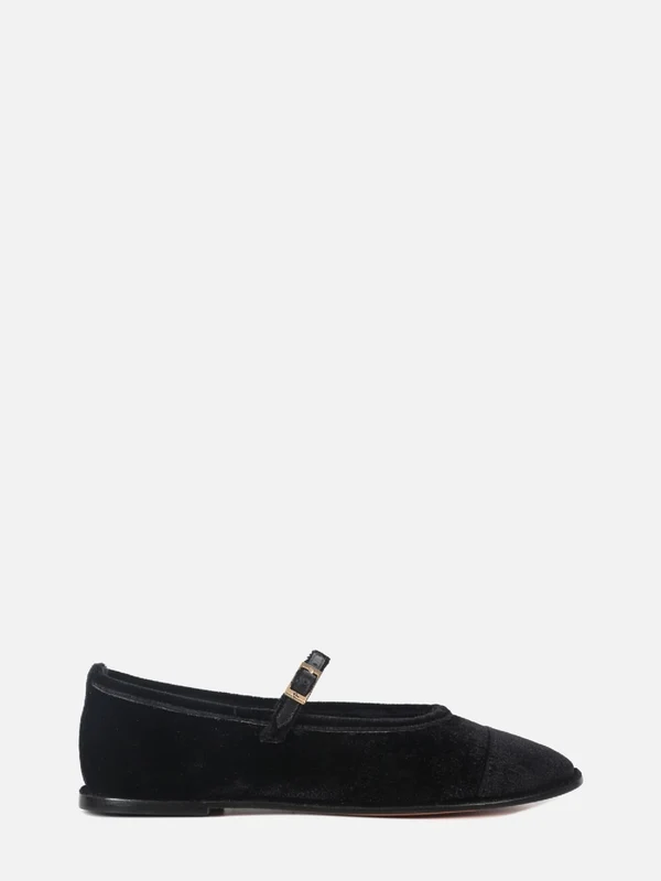 SAPATILHA DE VELVET PRETO MARY JANE 38