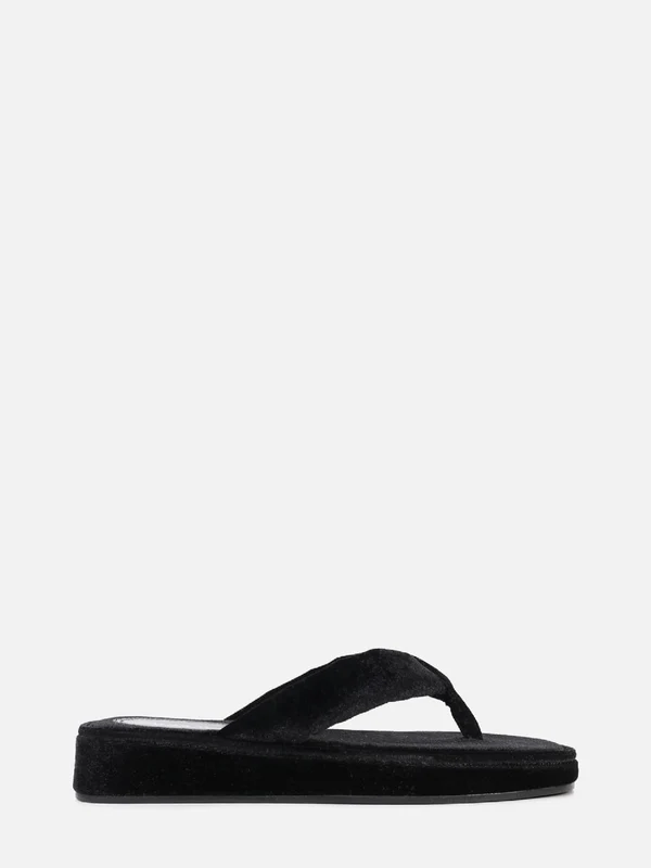 SLIDER DE VELUDO VELVET PRETO 38