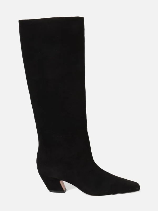 BOTA DE CAMURÇA MARICI PRETO CANO ALTO 36