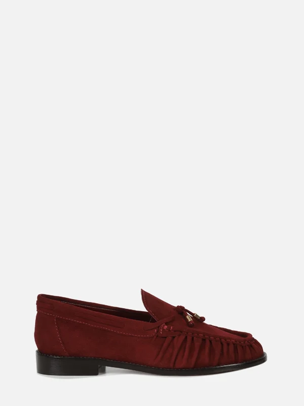 MOCASSIM DE CAMURÇA ELEONOR BURGUNDY 38