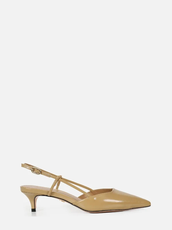 SCARPIN EM COURO CASSIE SAFARI SALTO BAIXO 37