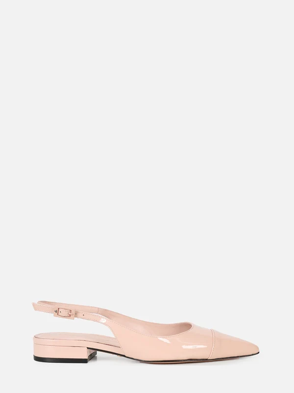 SAPATILHA EM COURO VERNIZ MARIE ROSA SLINGBACK BICO FINO 40