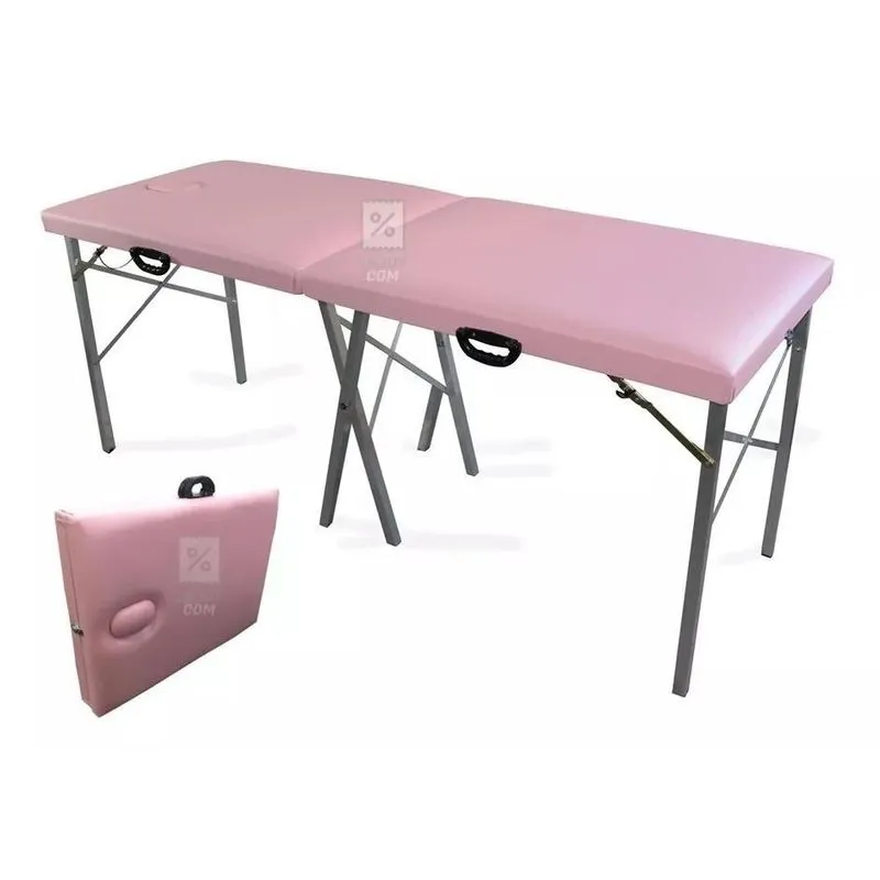 Maca Portátil Dobrável Com Respiro 200kg 65cm Rosa Chiclete