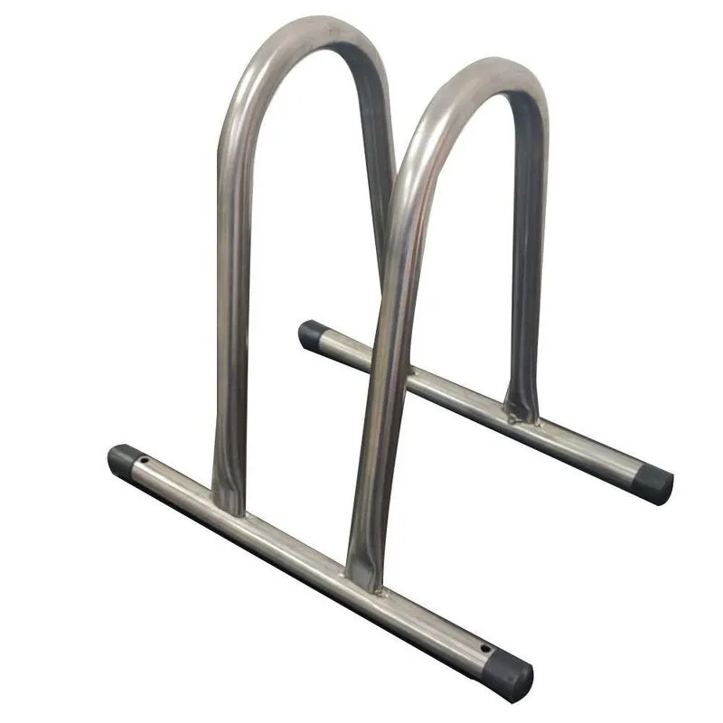 Kit 2 Suporte Para Bicicleta De Chão Inox