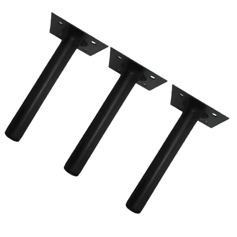 Pe Ferro Tipo Cannes Tubo Aço Redondo 3/4 Preto Kit 3 Und
