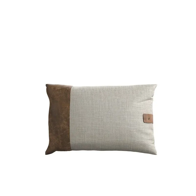 Almofada 55x35cm Em Linho Leme Alves Pereira Cru