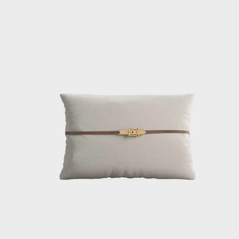 Almofada 55x35cm em Linho Texas Alves Pereira Areia