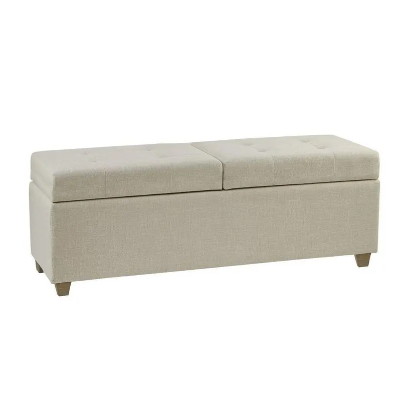 Recamier Bau Paris 1,20m Suede Bege - Clique Decor