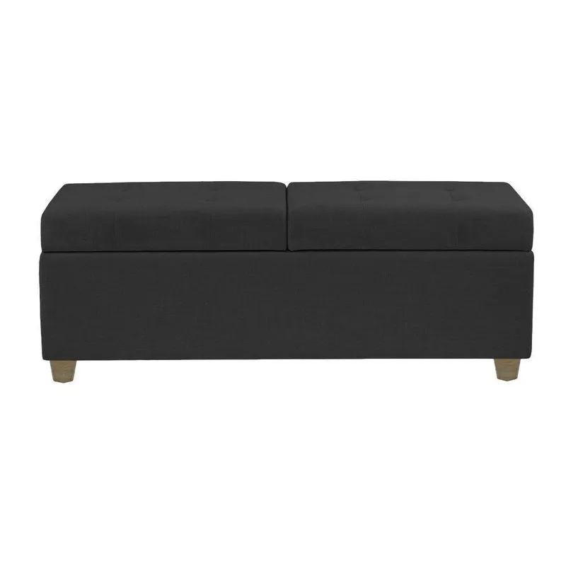 Recamier Bau Paris 1,20m Suede Grafite - Clique Decor