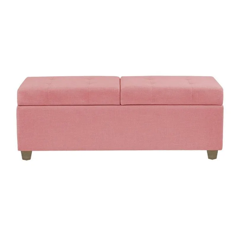 Recamier Bau Paris 1,20m Suede Rose - Clique Decor