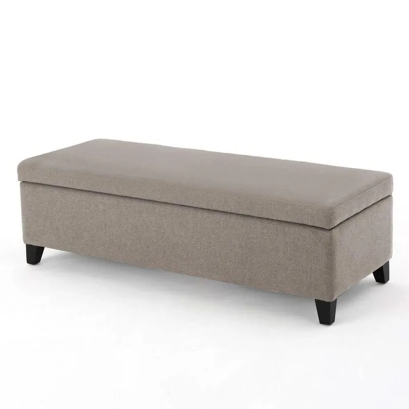 Recamier Bau Veneza 1,40m Suede Bege - Clique Decor