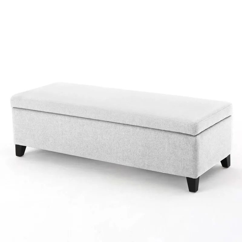Recamier Bau Veneza 1,40m Suede Branco - Clique Decor