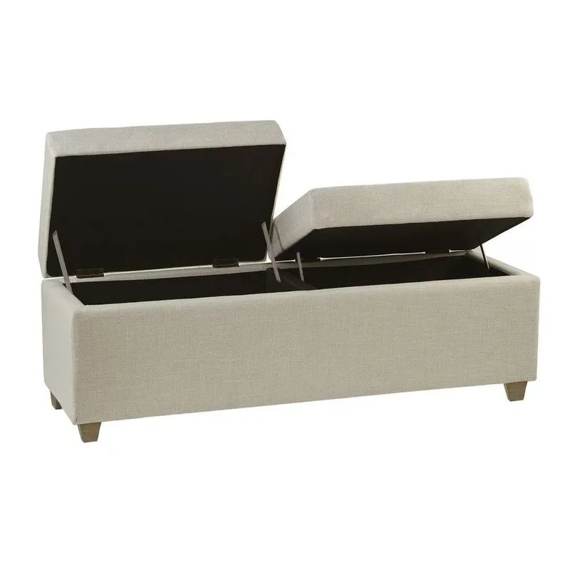 Recamier Bau Madri 1,60m Suede Bege - Inova Decor