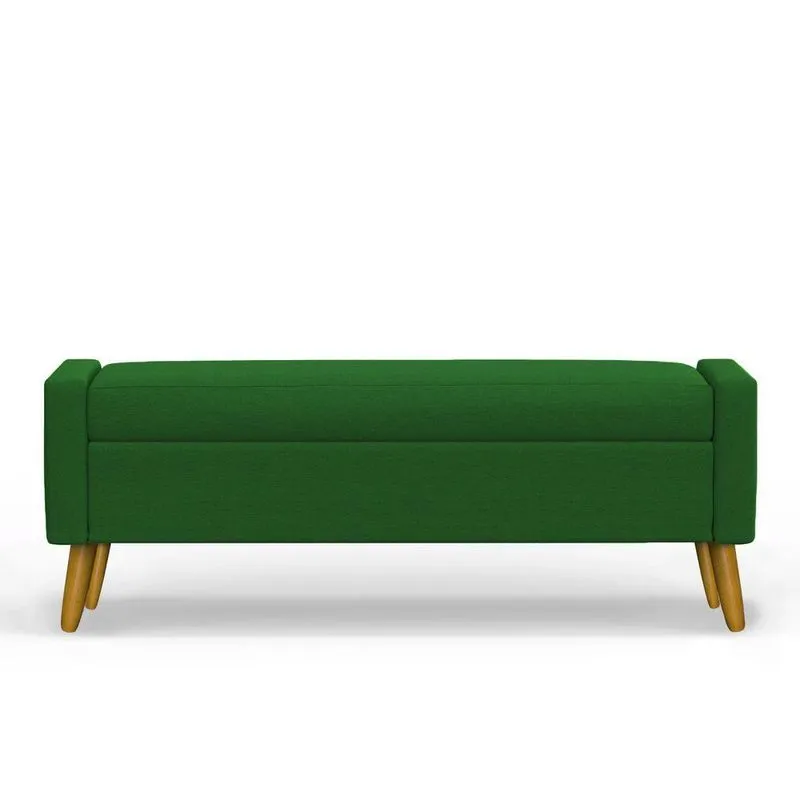 Recamier Bau Paris 1,20m Suede Verde - Inova Decor