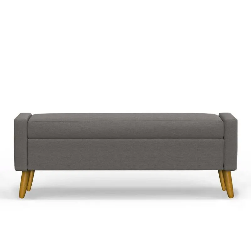 Recamier Bau Paris 1,60m Suede Cinza - Inova Decor
