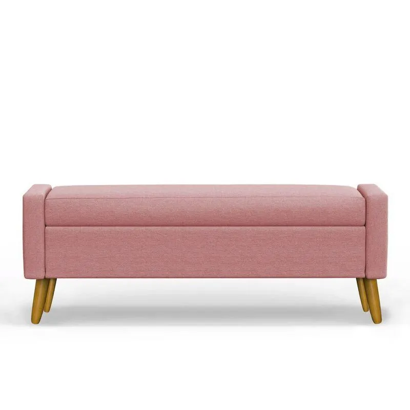 Recamier Bau Londres 1,40m Suede Rose - Clique Decor