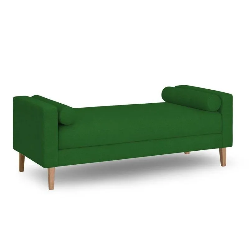 Recamier Berlim 1,20m Suede Verde - Inova Decorações