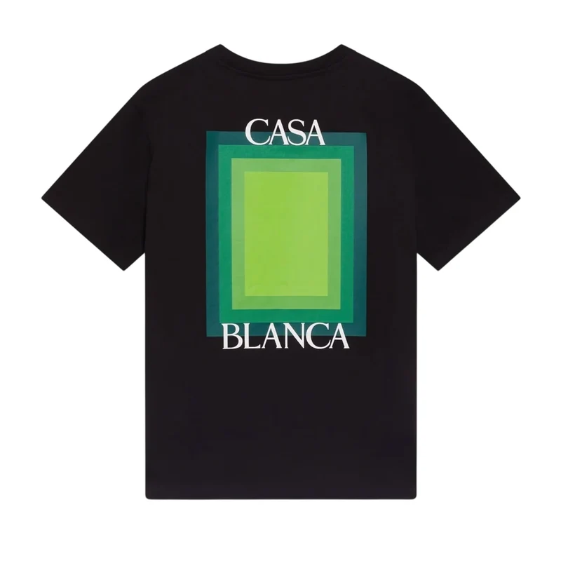 Casablanca T shirt Gradient Green S / New / 106705
