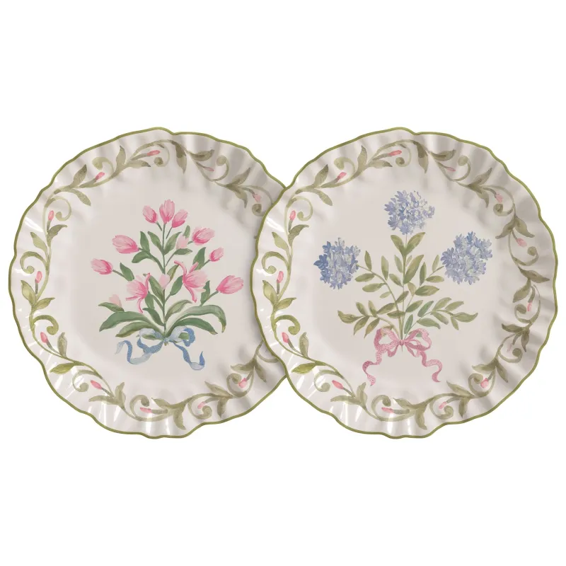 Conj. 6 Pratos Rasos Dolce Fiore