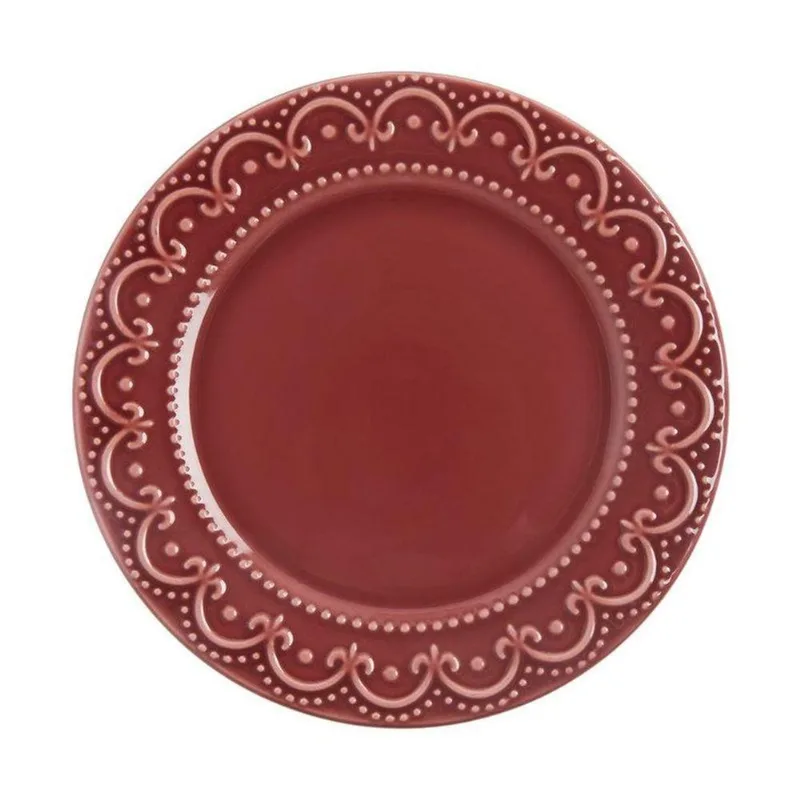 Prato de Sobremesa Home Style Natal Celina 21 cm