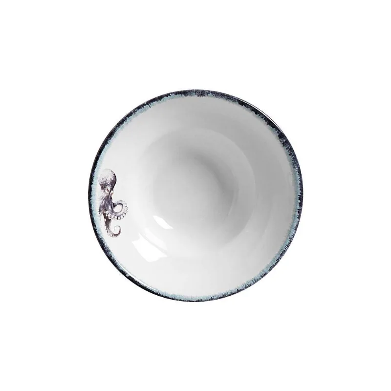Bowl Mini Cereal Atlântica em Cerâmica Design Náutico Cerâmica Scalla