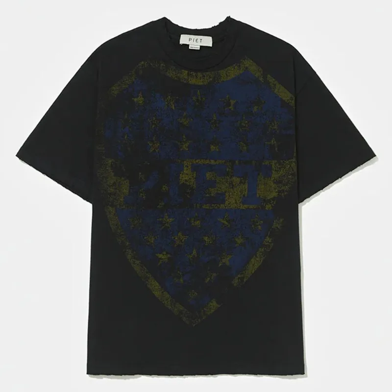 Camiseta Piet Emblem Relaxed Masculina - Masculino - Preto