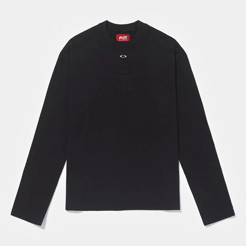 Camiseta Manga Longa Piet Oakley Masculina - Masculino - Preto