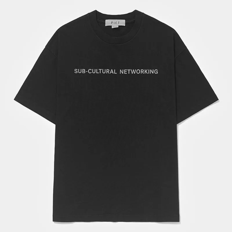 Camiseta Piet Sub-Cultural Networking Masculina - Masculino - Preto